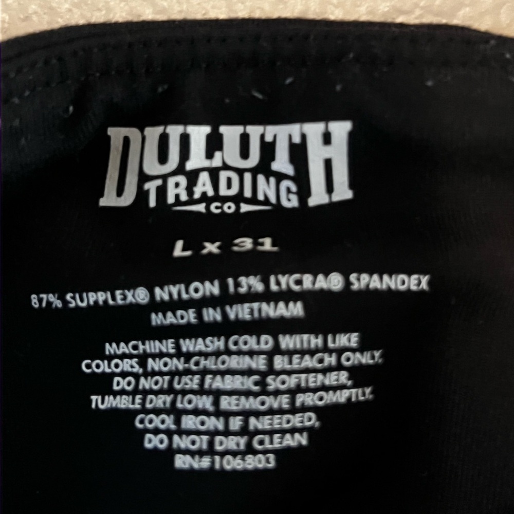 Duluth Trading Co Black Women's Pants